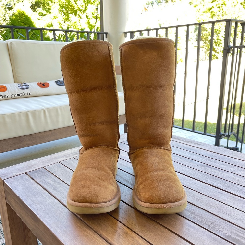 UGG tall classic boots | Chestnut | Size 8